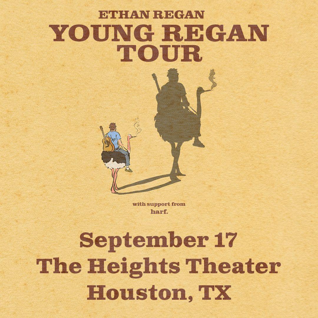 Ethan Regan concert tour poster 2026
